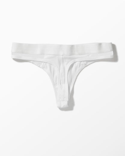 Ribbed Thong